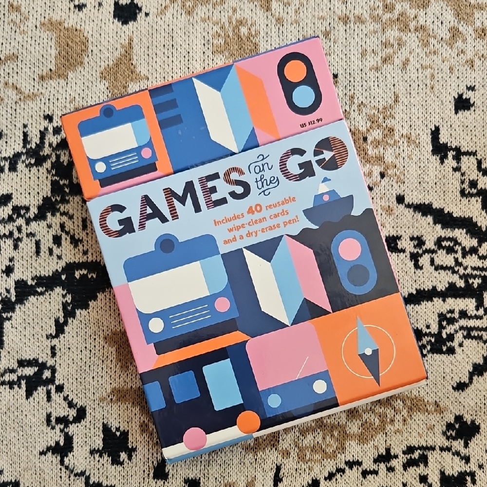 CLEARANCE NIB Games On The Go Family-Friendly Card Games With Pen
